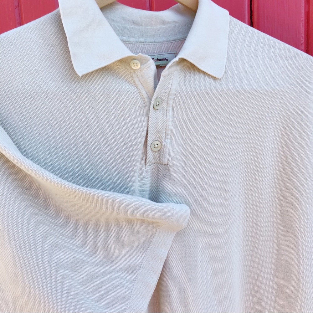 Tommy Bahama Pima Cotton Polo Shirt L Short Sleeve - Picture 2 of 8